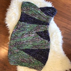 Host Pick! BCBG Strapless Ruched Cocktail Dress